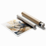 Abstract Fluid Living Room Wall Art - Modern Canvas & Framed Print