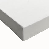 Close-up of a vibrant abstract minimalist wall art piece featuring bold colors and geometric shapes on stretched canvas, perfect for modern home decor.