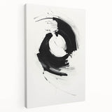 Abstract minimalist wall art stretched on canvas, showcasing soft pastel colors and geometric shapes, ideal for modern home decor and artistic spaces.
