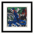 Abstract Expressionist Wall Art: Dynamic Color Burst