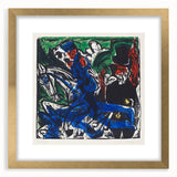 Abstract Expressionist Wall Art: Dynamic Color Burst