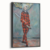 Impressionist Harlequin Wall Art - Paul Cézanne's Colorful Character Print
