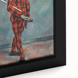 Impressionist Harlequin Wall Art - Paul Cézanne's Colorful Character Print