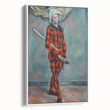Impressionist Harlequin Wall Art - Paul Cézanne's Colorful Character Print