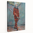 Impressionist Harlequin Wall Art - Paul Cézanne's Colorful Character Print