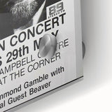 Joe Cocker Retro Wall Art Vintage Prints Black and White Poster