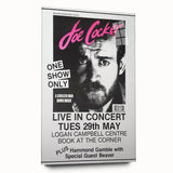 Joe Cocker Retro Wall Art Vintage Prints Black and White Poster