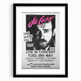 Joe Cocker Retro Wall Art Vintage Prints Black and White Poster