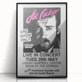 Joe Cocker Retro Wall Art Vintage Prints Black and White Poster