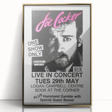 Joe Cocker Retro Wall Art Vintage Prints Black and White Poster