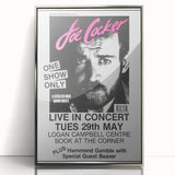 Joe Cocker Retro Wall Art Vintage Prints Black and White Poster