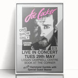 Joe Cocker Retro Wall Art Vintage Prints Black and White Poster