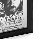 Joe Cocker Retro Wall Art Vintage Prints Black and White Poster