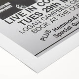 Joe Cocker Retro Wall Art Vintage Prints Black and White Poster