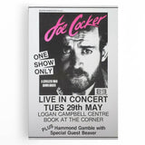 Joe Cocker Retro Wall Art Vintage Prints Black and White Poster