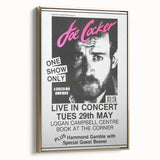 Joe Cocker Retro Wall Art Vintage Prints Black and White Poster