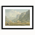 Peaceful Mountain Village Realism Art Print – Fine Art Realism