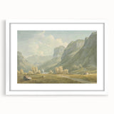 Peaceful Mountain Village Realism Art Print – Fine Art Realism