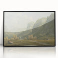 Peaceful Mountain Village Realism Art Print – Fine Art Realism