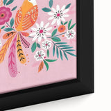 Floral Bird Wall Art - Girls Room & Nursery Nature Decor