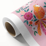 Floral Bird Wall Art - Girls Room & Nursery Nature Decor