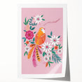 Floral Bird Wall Art - Girls Room & Nursery Nature Decor