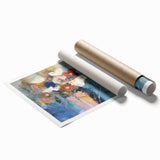 Acrylic Dining Room Artwork - Abstract Floral Bouquet