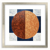 Geometric Circle Living Room Wall Art - Modern Canvas Print