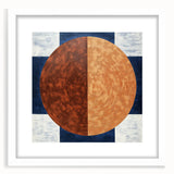 Geometric Circle Living Room Wall Art - Modern Canvas Print