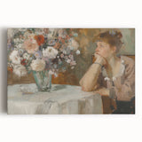 Abstract figurative stretched canvas artwork showcasing vibrant colors and dynamic shapes, perfect for modern home decor. Ideal for adding a contemporary touch to any room.