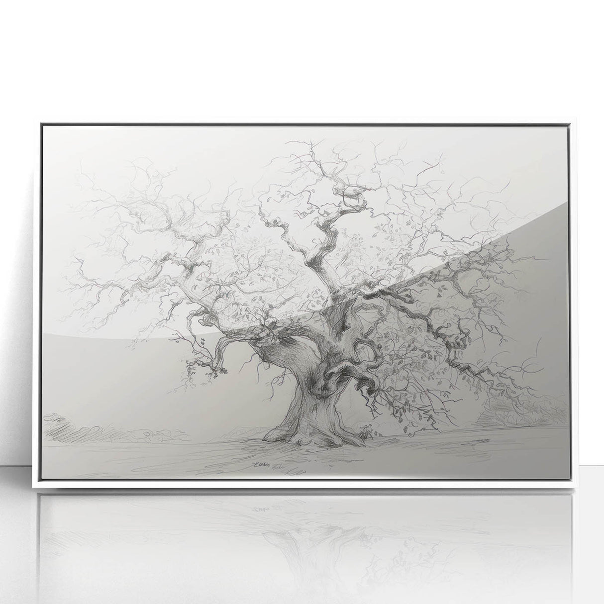Framed acrylic artwork showcasing vibrant abstract florals in a modern white frame, perfect for contemporary home decor. Ideal for adding color and elegance to any space.