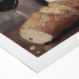 Art deco poster featuring a stylized cocktail glass in vibrant neon colors on a rolled canvas.