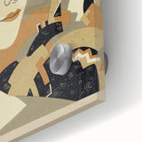 Art Deco Woman’s Portrait - Stylish Modern Wall Art in Neutral Tones