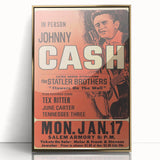 Johnny Cash Retro Wall Art Vintage Prints Country Music Poster