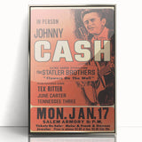 Johnny Cash Retro Wall Art Vintage Prints Country Music Poster