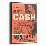 Johnny Cash Retro Wall Art Vintage Prints Country Music Poster