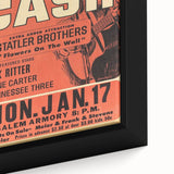 Johnny Cash Retro Wall Art Vintage Prints Country Music Poster