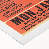 Johnny Cash Retro Wall Art Vintage Prints Country Music Poster