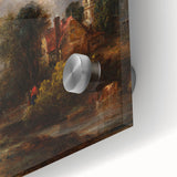 Rustic Realism Art Print of Countryside Cottage and Farm Landscape