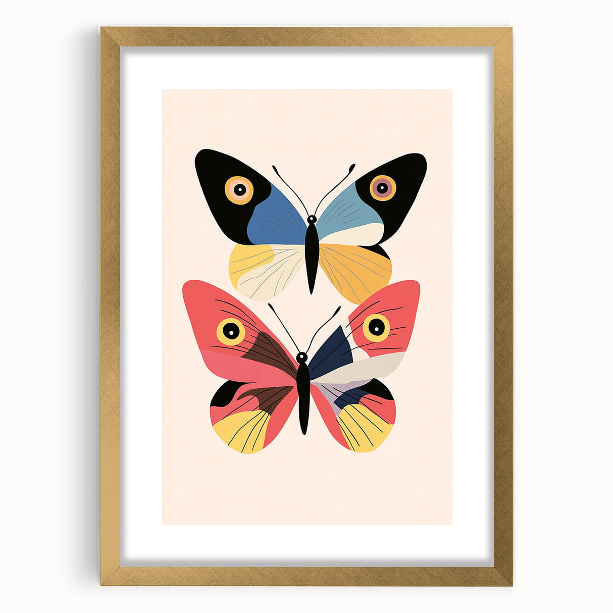 Colorful Butterfly Wall Art - Girls Room & Nursery Decor
