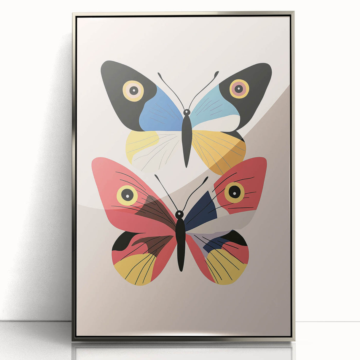 Colorful Butterfly Wall Art - Girls Room & Nursery Decor