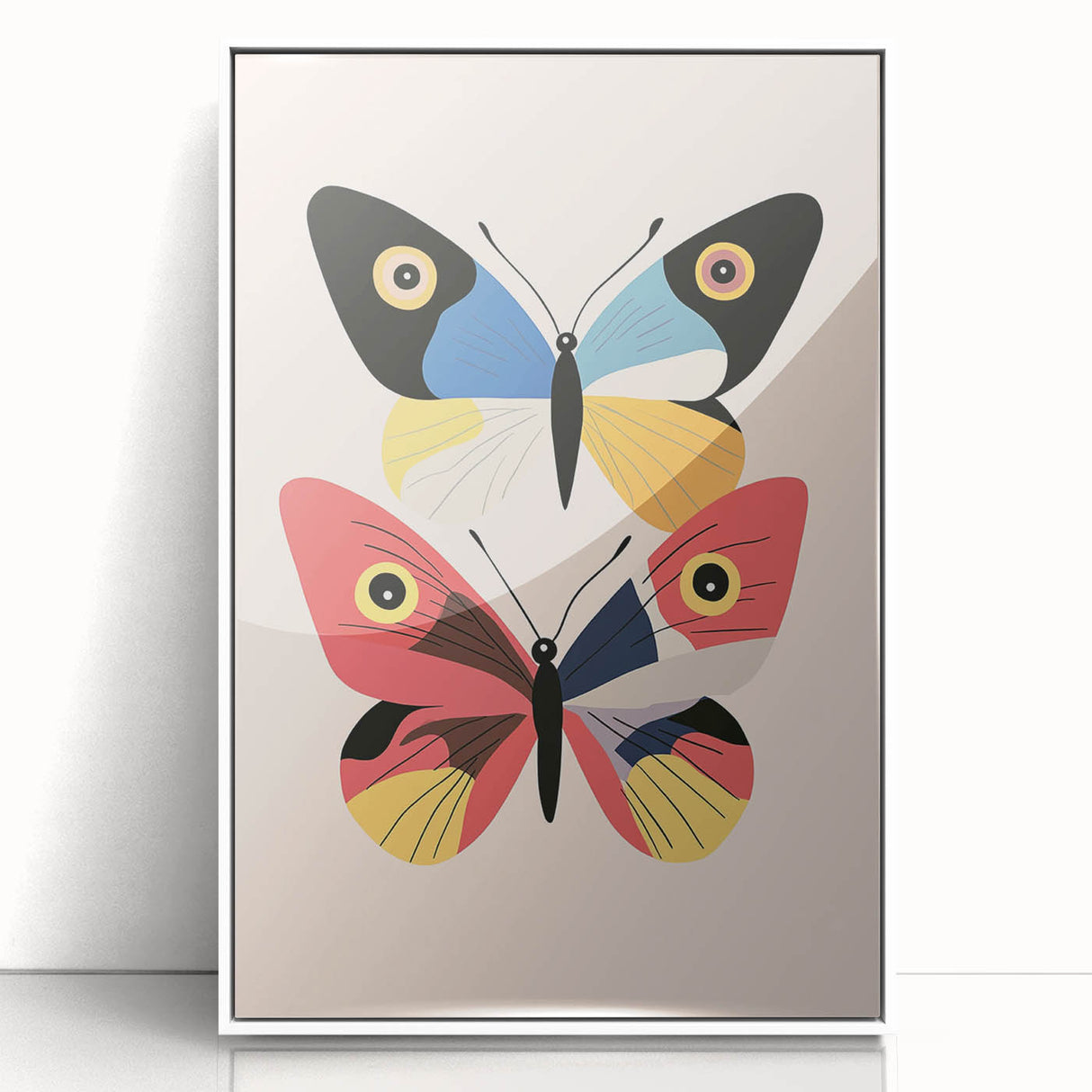 Colorful Butterfly Wall Art - Girls Room & Nursery Decor