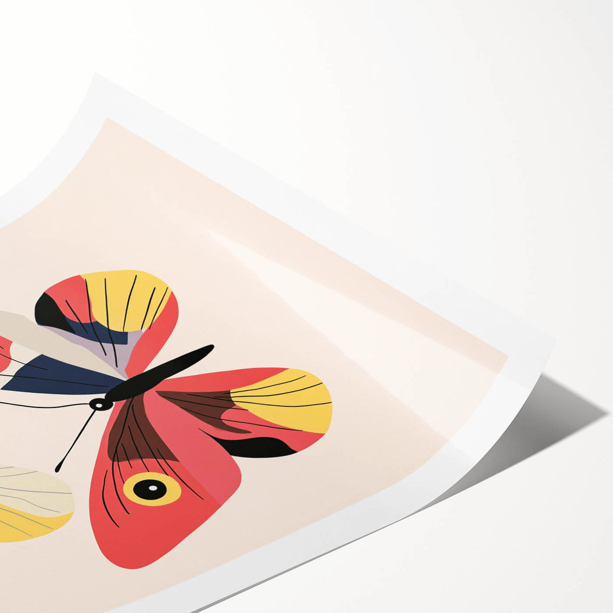 Colorful Butterfly Wall Art - Girls Room & Nursery Decor