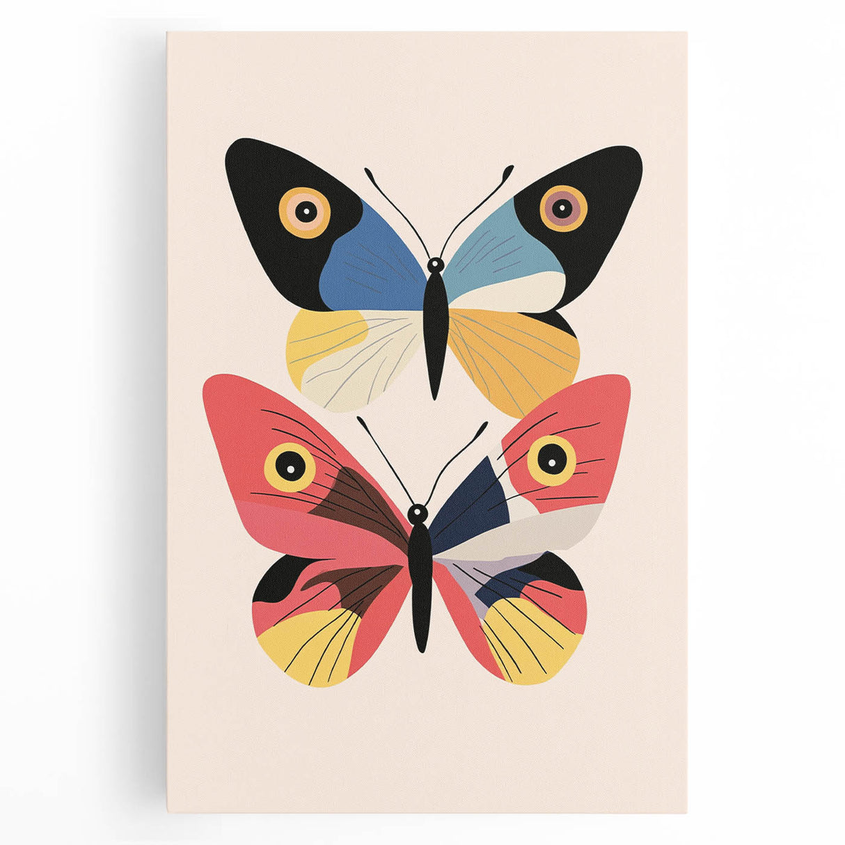 Colorful Butterfly Wall Art - Girls Room & Nursery Decor