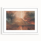 Historical Romanticism Canvas: Vesuvius in Eruption