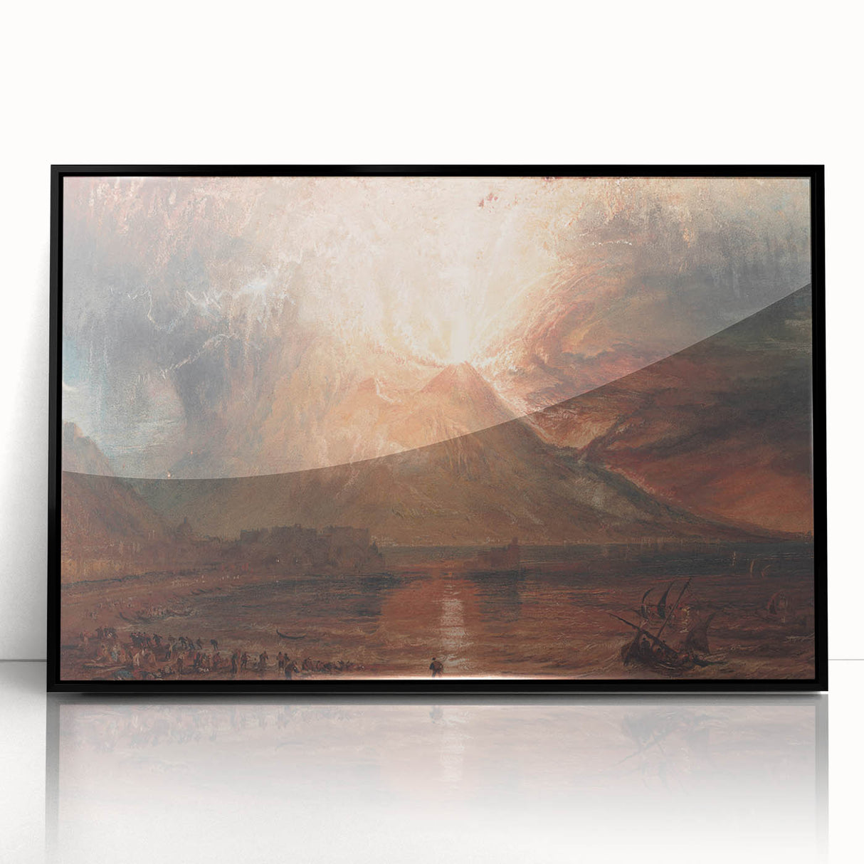 Historical Romanticism Canvas: Vesuvius in Eruption