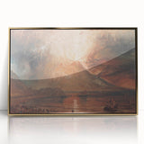Historical Romanticism Canvas: Vesuvius in Eruption
