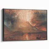 Historical Romanticism Canvas: Vesuvius in Eruption