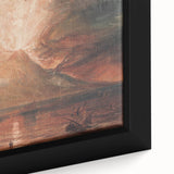 Historical Romanticism Canvas: Vesuvius in Eruption