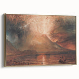 Historical Romanticism Canvas: Vesuvius in Eruption